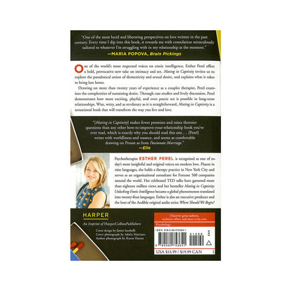HARPER COLLINS - MATING IN CAPTIVITY: UNLOCKING EROTIC INTELLIGENCE