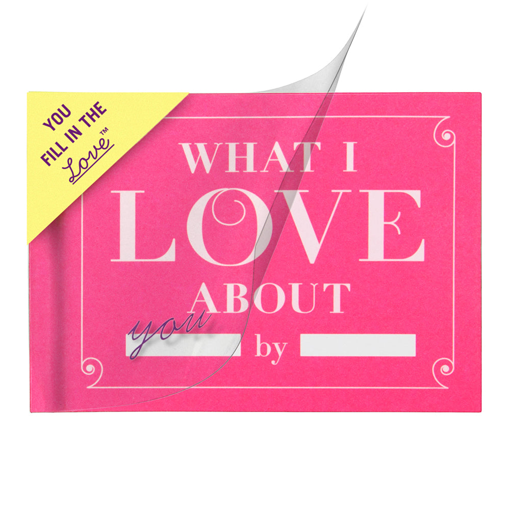 WHAT I LOVE ABOUT YOU BY ME ACTIVITY BOOK