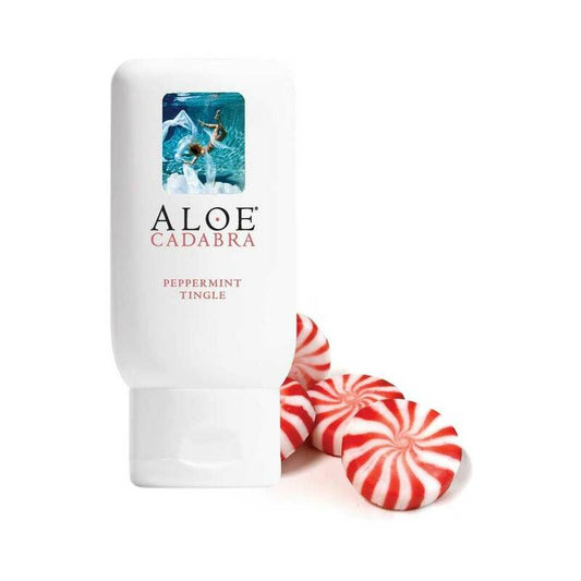 ALOE CADABRA PEPPERMINT TINGLE ALOE LUBRICANT 2.5 OZ.