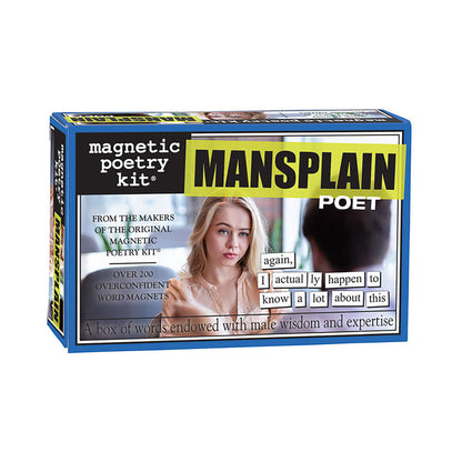 MAGNETIC POETRY - KIT: MANSPLAIN POET