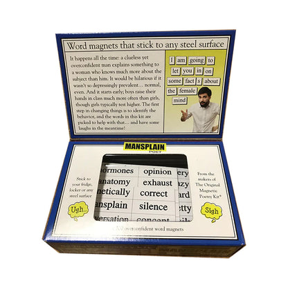 MAGNETIC POETRY - KIT: MANSPLAIN POET