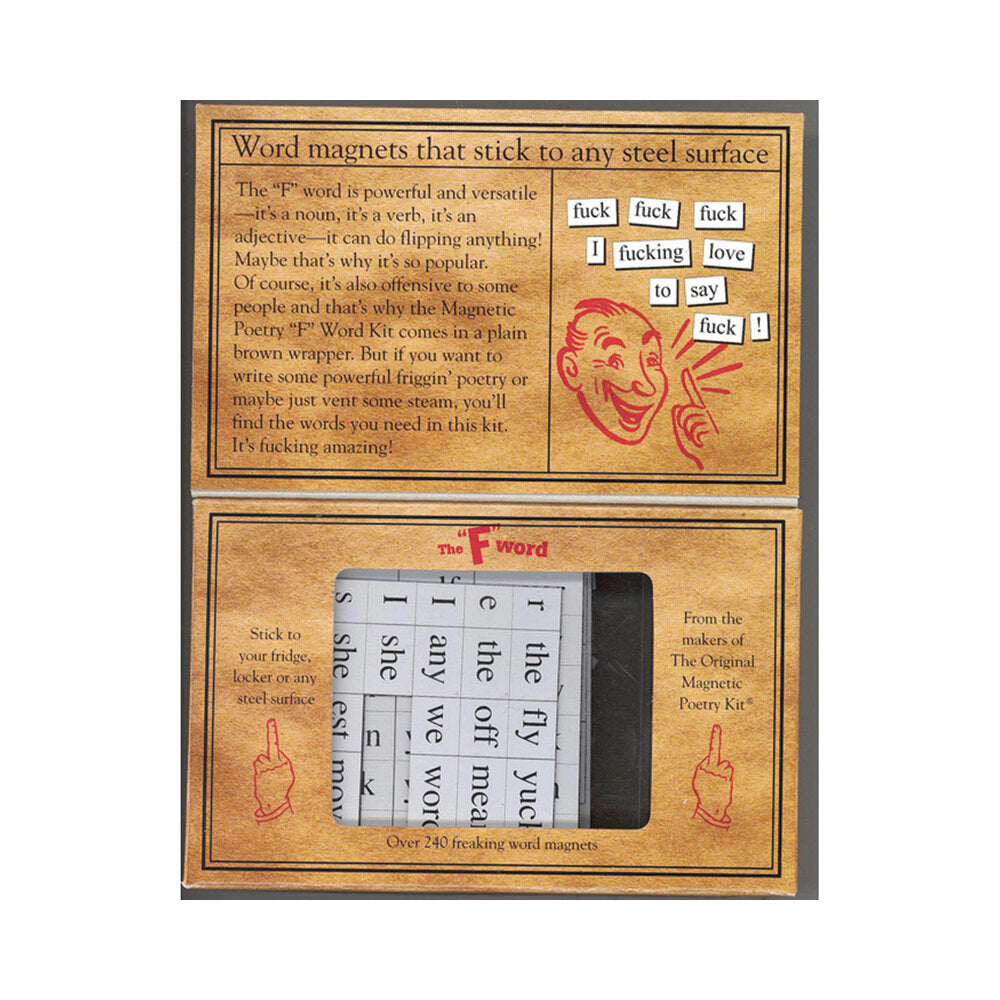 MAGNETIC POETRY - KIT: THE F WORD
