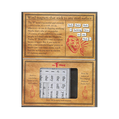 MAGNETIC POETRY - KIT: THE F WORD