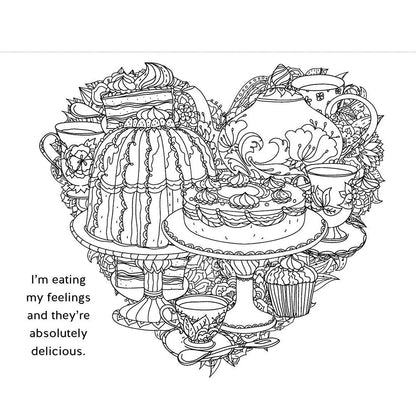 MOMMY DRINKS BECAUSE YOU CRY COLORING BOOK