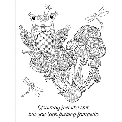 CHEER THE F*CK UP COLORING BOOK