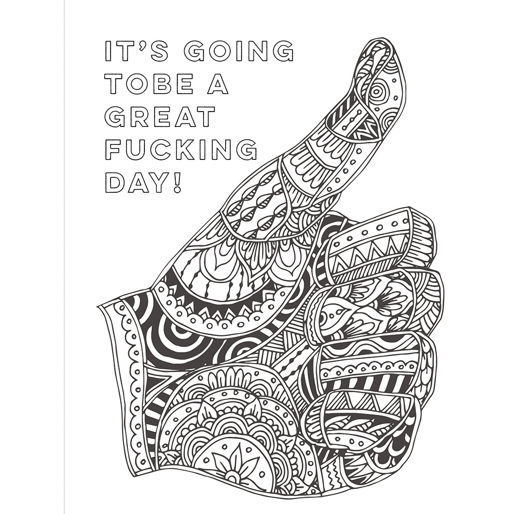 CHEER THE F*CK UP COLORING BOOK