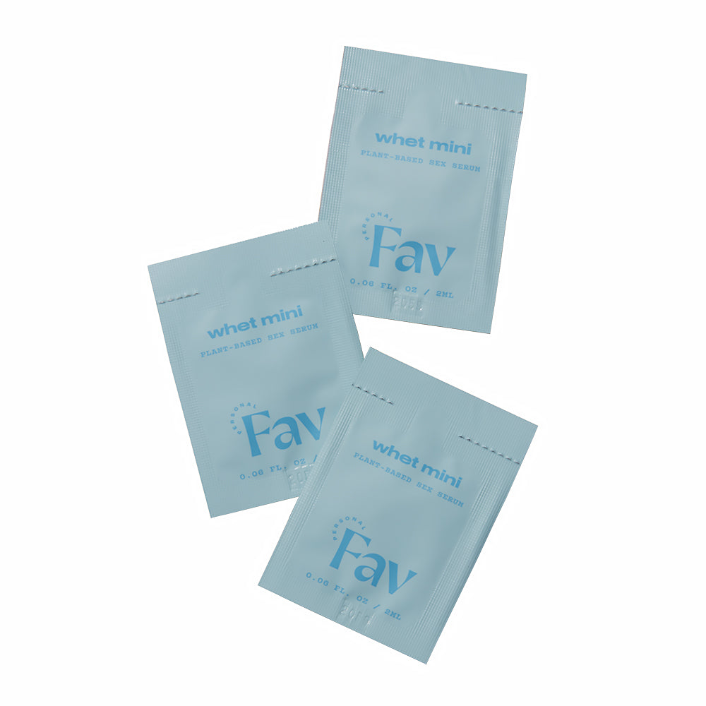 PERSONAL FAV WHET PLANT-BASED SEX SERUM PILLOWS 50-COUNT 2 ML