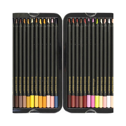 PETER PAUPER PRESS - SKIN TONE COLORED PENCILS 24-PACK