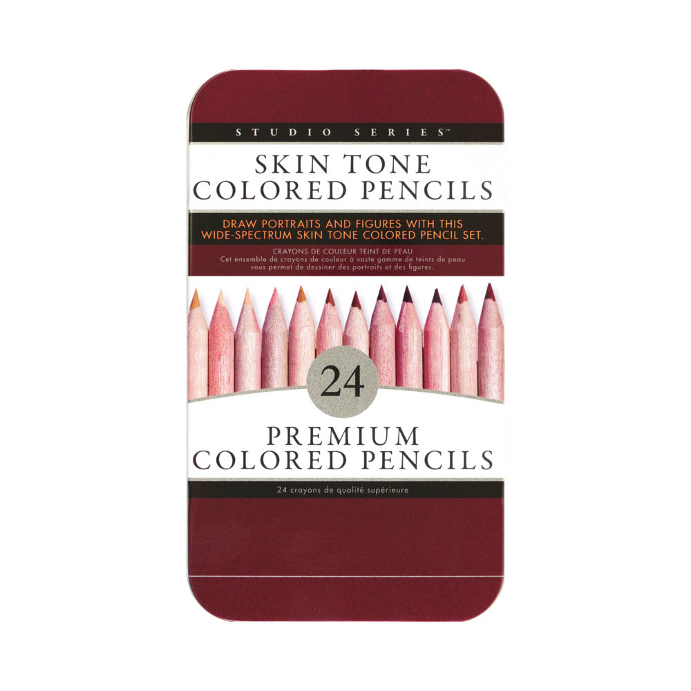 SKIN TONE COLORED PENCILS 24-PACK