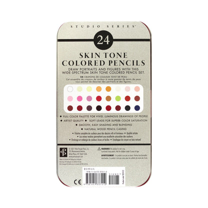 SKIN TONE COLORED PENCILS 24-PACK