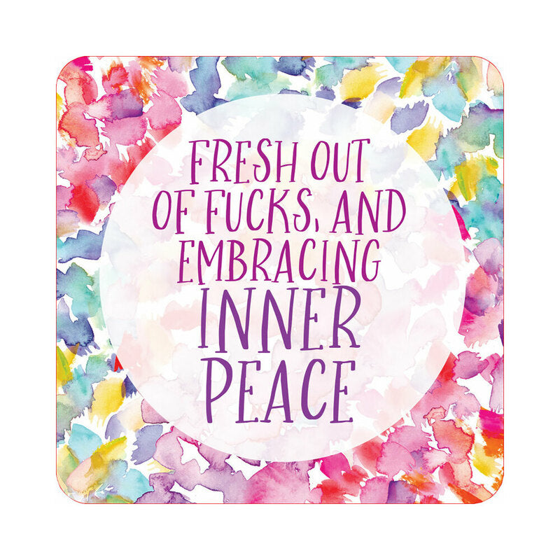 PETER PAUPER PRESS - INNER FUCKING PEACE CARDS (SET OF 60)