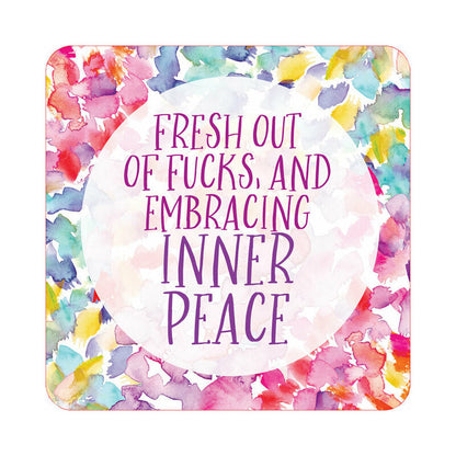 PETER PAUPER PRESS - INNER FUCKING PEACE CARDS (SET OF 60)