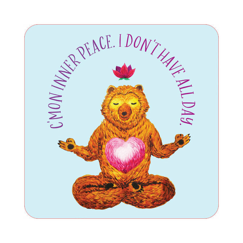 PETER PAUPER PRESS - INNER FUCKING PEACE CARDS (SET OF 60)