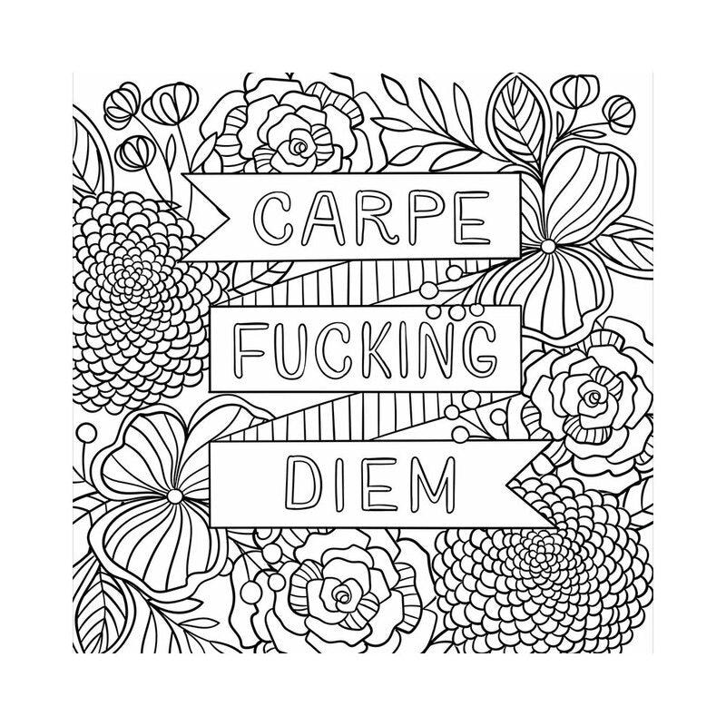 PETER PAUPER PRESS - INNER FUCKING PEACE COLORING BOOK