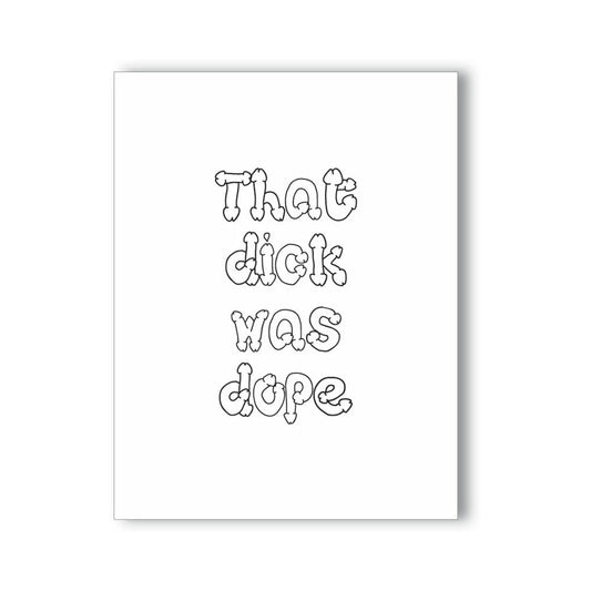 KUSHKARDS - THAT DICK WAS DOPE NAUGHTY KARD