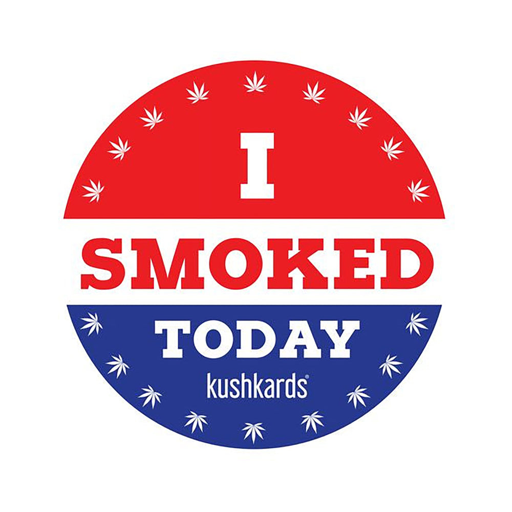 KUSHKARDS - I SMOKED TODAY STICKER 3-PACK