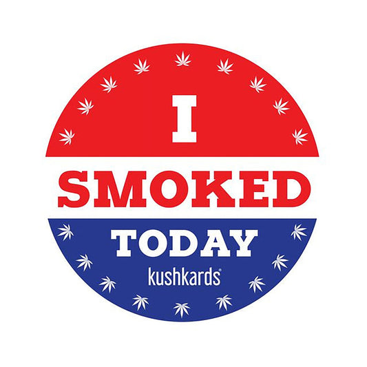 KUSHKARDS - I SMOKED TODAY STICKER 3-PACK
