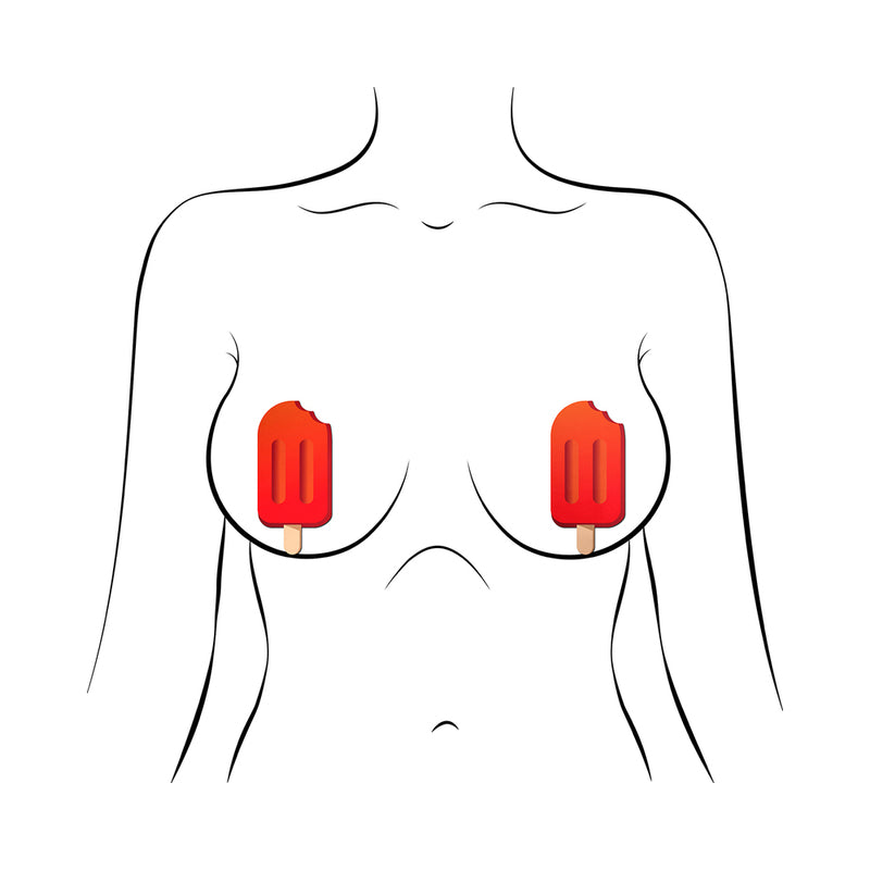 PASTEASE - CHERRY RED POPSICLE PASTIES