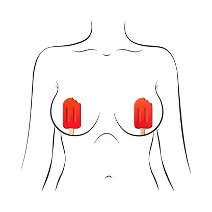 PASTEASE - CHERRY RED POPSICLE PASTIES