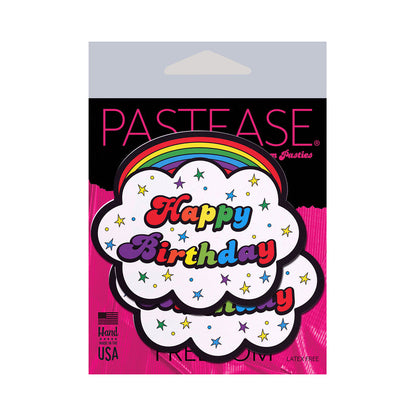 PASTEASE - HAPPY BIRTHDAY CLOUD RAINBOW PASTIES