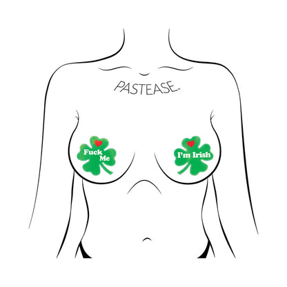 PASTEASE - FUCK ME I''M IRISH SHAMROCK PASTIES