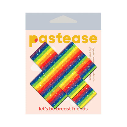 PASTEASE GLITTER PRIDE CROSSES RAINBOW