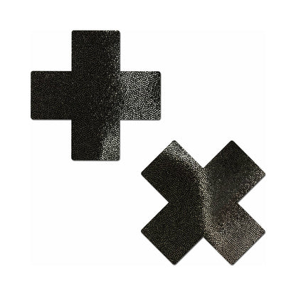 PASTEASE - EVERYDAY REUSABLE CROSSES PASTIES BLACK
