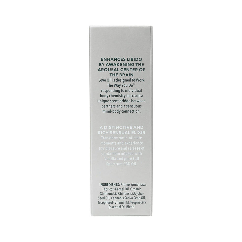 GOOD CLEAN LOVE - CARDAMOM GOLD CBD LOVE OIL 1 OZ.