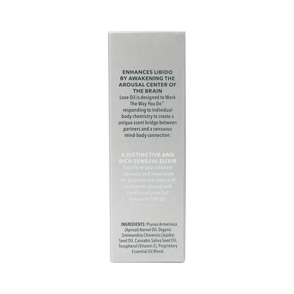 GOOD CLEAN LOVE - CARDAMOM GOLD CBD LOVE OIL 1 OZ.
