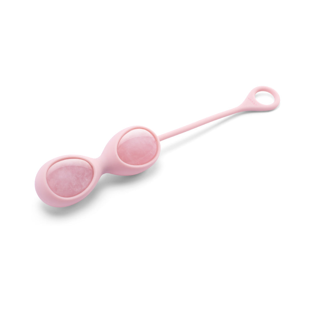 LE WAND CRYSTAL YONI EGGS ROSE QUARTZ