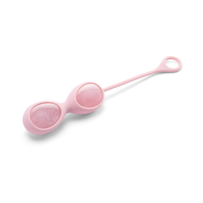LE WAND CRYSTAL YONI EGGS ROSE QUARTZ