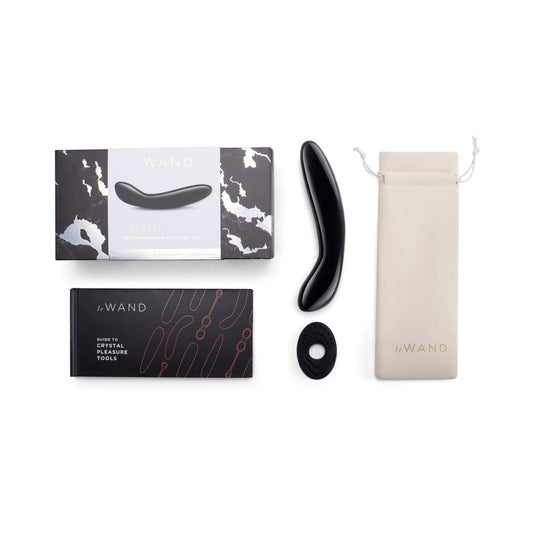 LE WAND - CRYSTAL G-WAND BLACK OBSIDIAN
