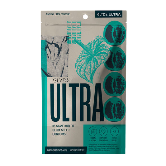 GLYDE CONDOMS - GLYDE ULTRA LATEX CONDOMS 36-PACK