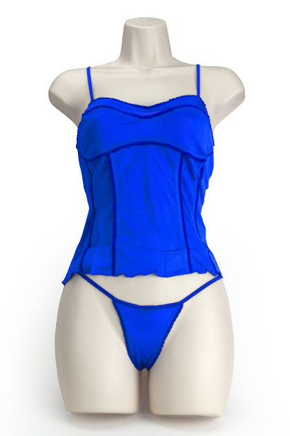 SILK SOFT CORSET COBALTO M