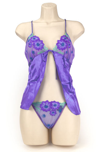 BABY DOLL SET LACE LILA