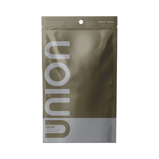 GLYDE CONDOMS - UNION SNUG LATEX CONDOMS 12-PACK