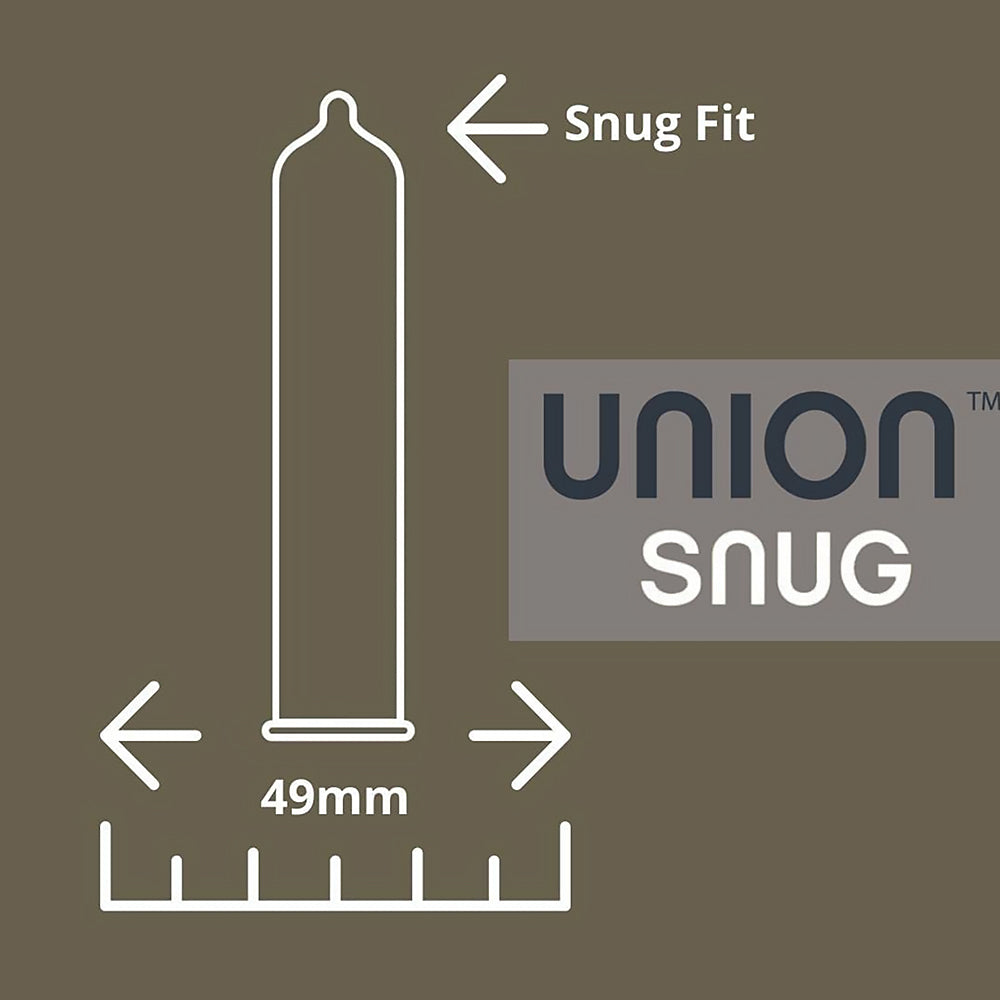 UNION SNUG LATEX CONDOMS 12-PACK