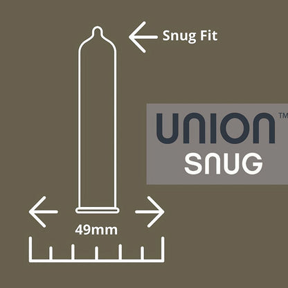 UNION SNUG LATEX CONDOMS 12-PACK