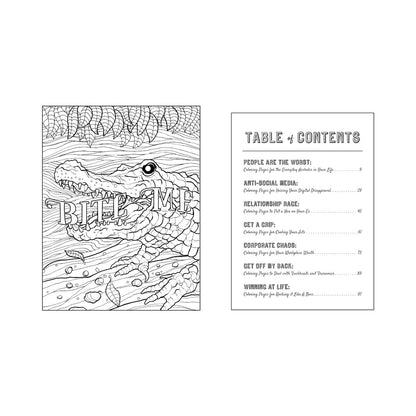 HARPER COLLINS - BITE ME, I''M COLORING! BOOK