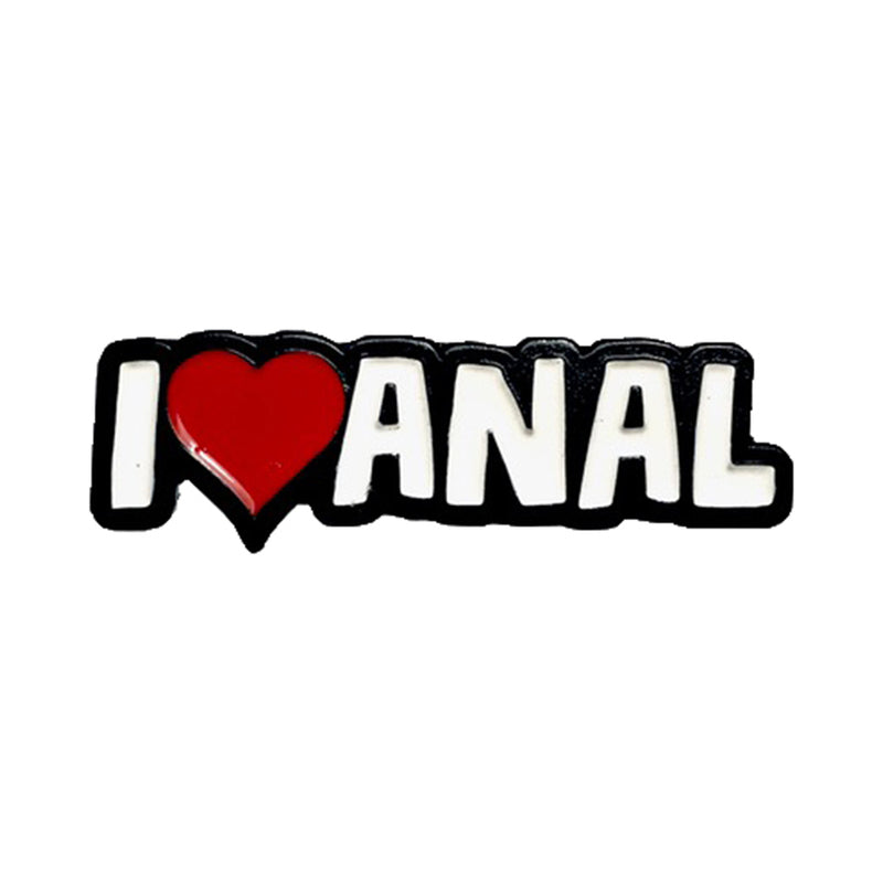 GEEKY & KINKY - I HEART ANAL ENAMEL PIN