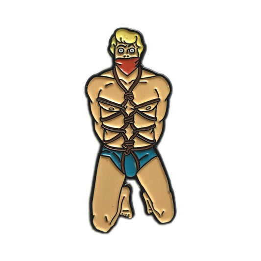 GEEKY & KINKY THE BLONDE GUY ENAMEL PIN