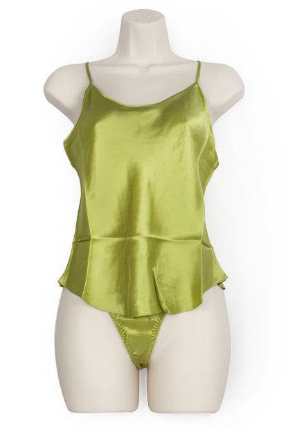 EXPOSED - CAMI/GSTRING MOSS