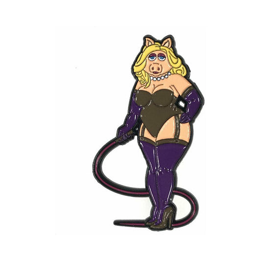 GEEKY & KINKY MISTRESS SWINE ENAMEL PIN