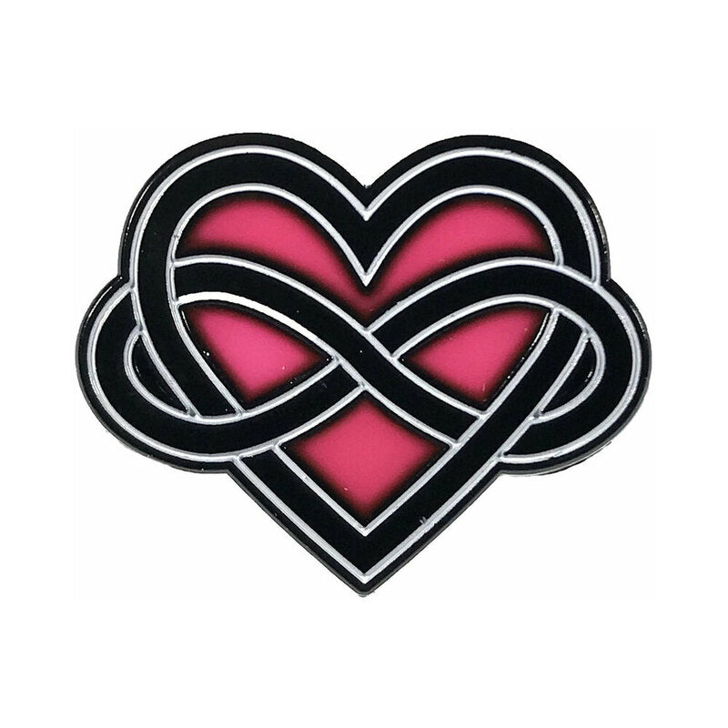 GEEKY & KINKY INFINITE LOVE (POLYAMORY SYMBOL) ENAMEL PIN