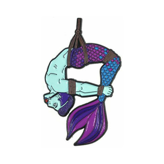 GEEKY & KINKY MERMAN (BLUE) ENAMEL PIN
