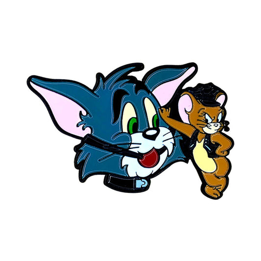 GEEKY & KINKY CAT & MOUSE ENAMEL PIN