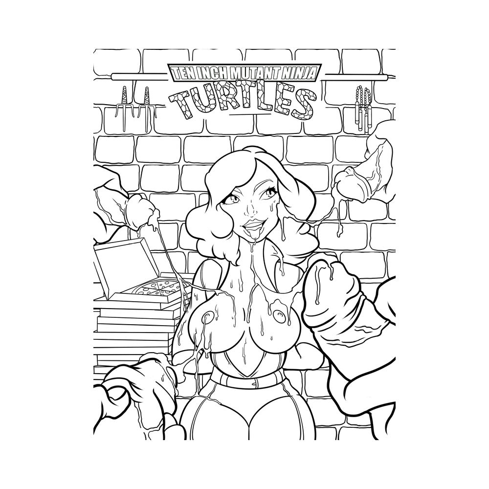 PORN PARODY COLORING BOOK