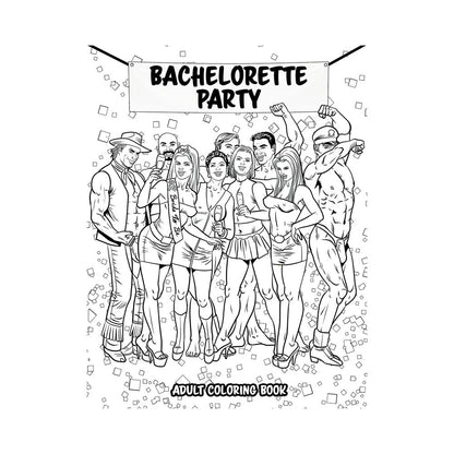 WOOD ROCKET - LIVRE DE COLORIAGE POUR ENTERREMENT DE VIE DE JEUNE FILLE