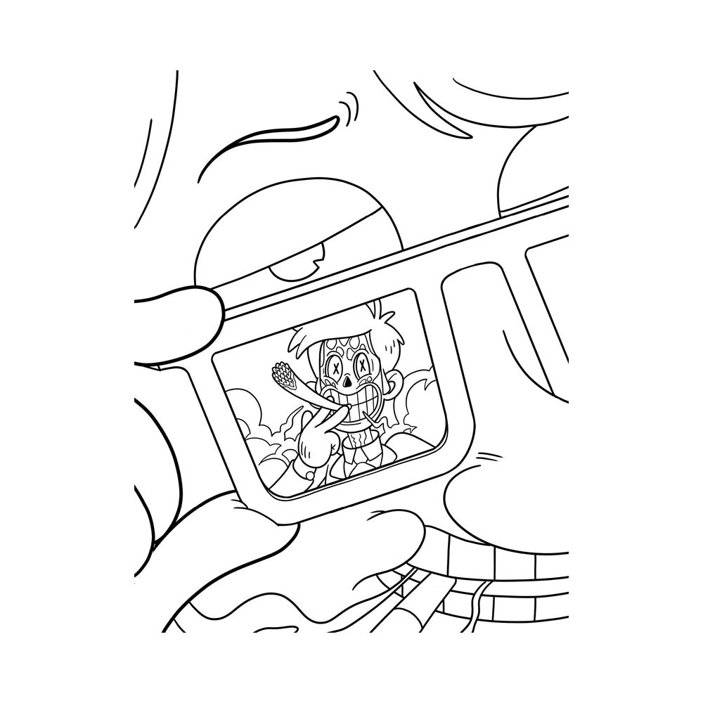 KILLER BUDS COLORING BOOK