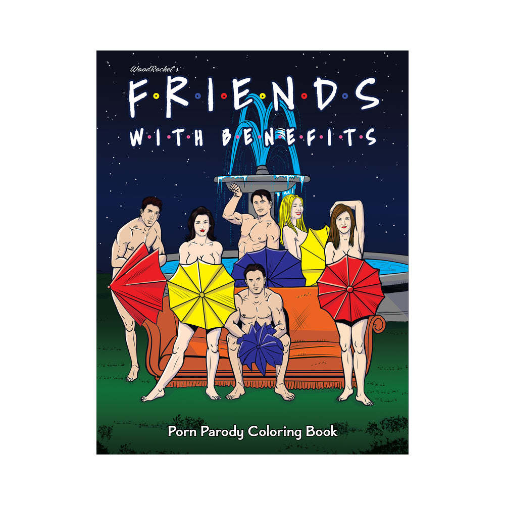 WOOD ROCKET - FRIENDS WITH BENEFITS PORN PARODY COLORING BOOK